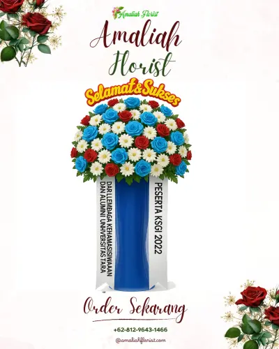 Standing Flower di Kejaksaan